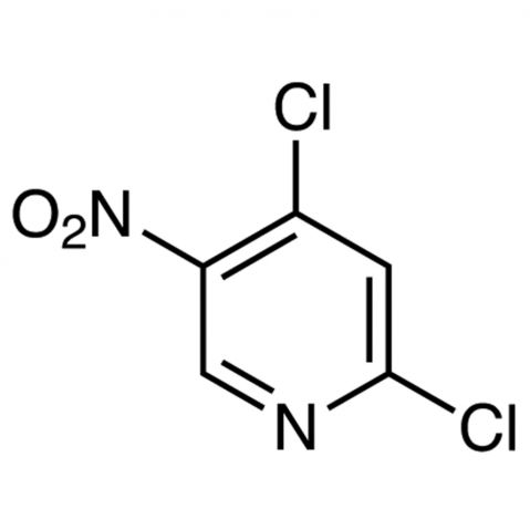 2,4-Dichloro-5-nitropyridine Chemical Structure