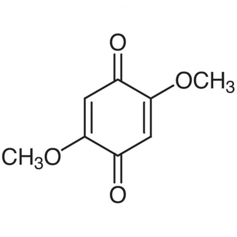 2,5-Dimethoxy-1,4-benzoquinone Chemical Structure