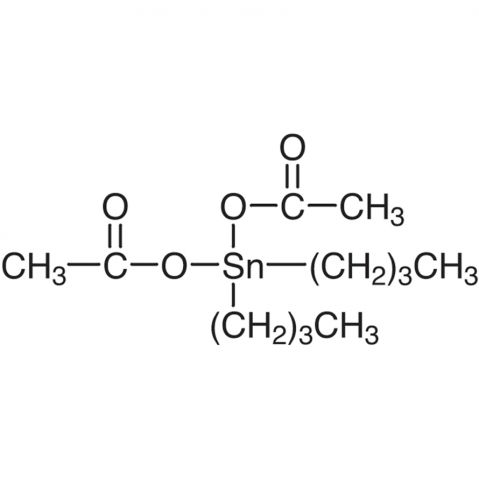 Dibutyltin Diacetate Chemical Structure
