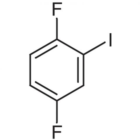 1,4-Difluoro-2-iodobenzene Chemical Structure