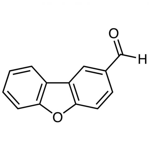Dibenzofuran-2-carboxaldehyde Chemische Struktur