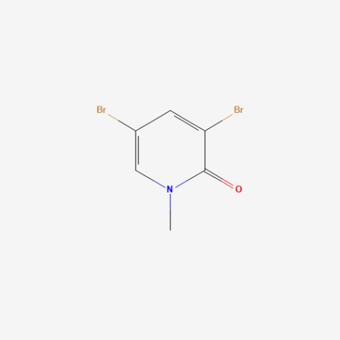 3,5-Dibromo-1-methylpyridin-2(1h)-one Chemical Structure