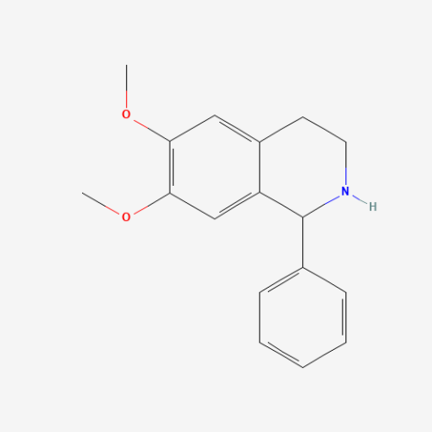 6,7-Dimethoxy-1-phenyl-1,2,3,4-tetrahydro-isoquinoline Chemical Structure