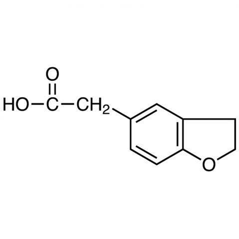 2,3-Dihydrobenzofuran-5-acetic Acid التركيب الكيميائي