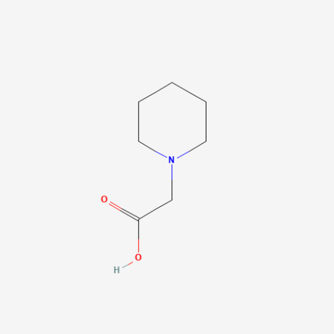 1-Piperidineacetic Acid Chemical Structure