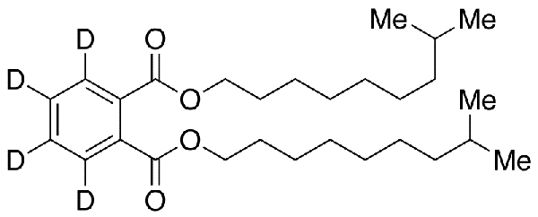 Diisodecyl Phthalate-d4 Chemische Struktur
