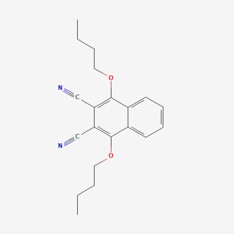 1,4-Dibutoxy-2,3-naphthalenedicarbonitrile Chemical Structure