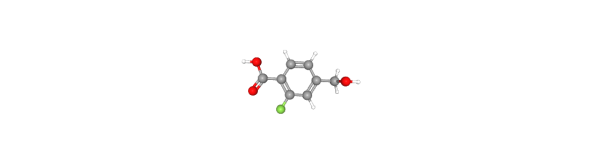 2-Fluoro-4-(hydroxymethyl)benzoic acid Chemical Structure