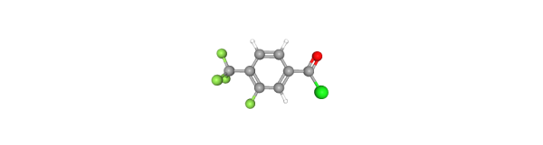 3-Fluoro-4-(trifluoromethyl)benzoyl chloride Chemical Structure