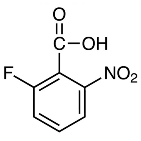 2-Fluoro-6-nitrobenzoic acid Chemische Struktur