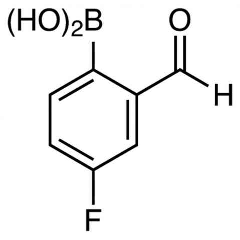 4-Fluoro-2-formylphenylboronic Acid (contains varying amounts of Anhydride) Chemical Structure