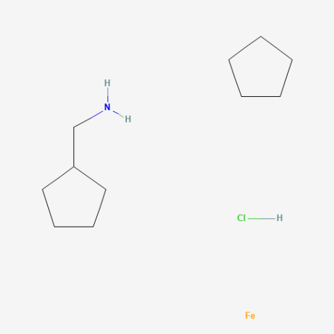 Ferrocenyl methylamine hydrochloride Chemische Struktur