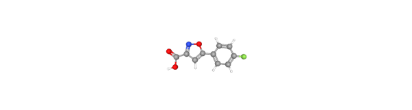 5-(4-Fluoro-phenyl)-isoxazole-3-carboxylic acid Chemical Structure