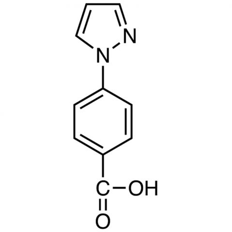 4-(1H-Pyrazol-1-yl)benzoic acid Chemische Struktur
