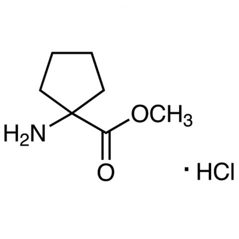 1-Aminocyclopentanecarboxylic Acid Methyl Ester Hydrochloride Chemical Structure