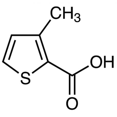3-Methyl-2-thiophenecarboxylic Acid Chemical Structure