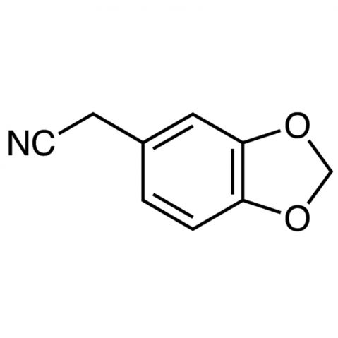 3,4-Methylenedioxyphenylacetonitrile Chemische Struktur