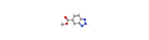Methyl 1H-1,2,3-benzotriazole-5-carboxylate Chemical Structure