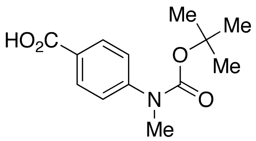 4-N-Boc-N-methylaminobenzoicAcid Chemical Structure