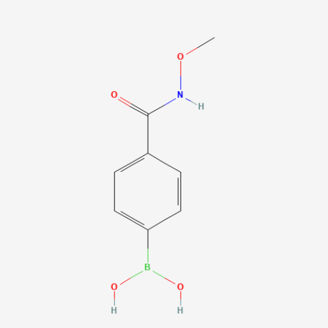 4-(O-Methylhydroxylaminocarbonyl)phenylboronic acid Chemical Structure