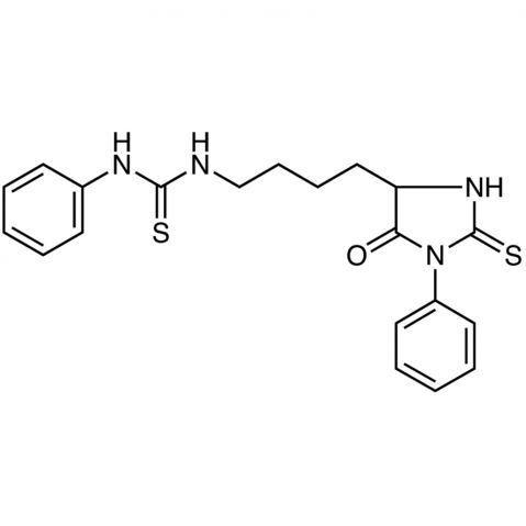 Phenylthiohydantoin-(Nε-phenylthiocarbamyl)-lysine Chemical Structure