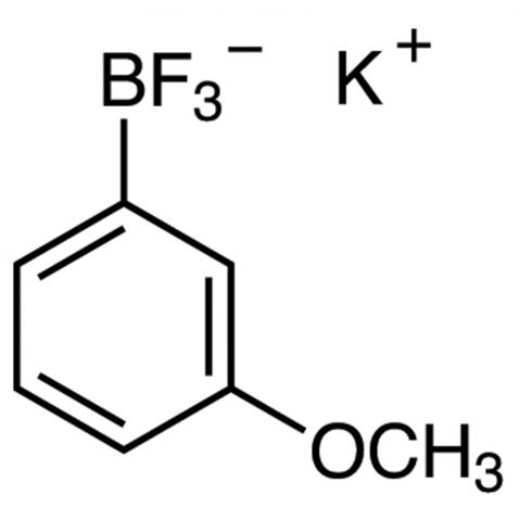 Potassium (3-Methoxyphenyl)trifluoroborate Chemische Struktur