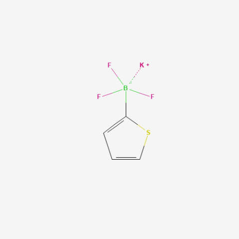 Potassium 2-Thienyltrifluoroborate 化学構造