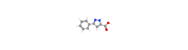 3-Phenyl-1H-pyrazole-5-carboxylic acid التركيب الكيميائي