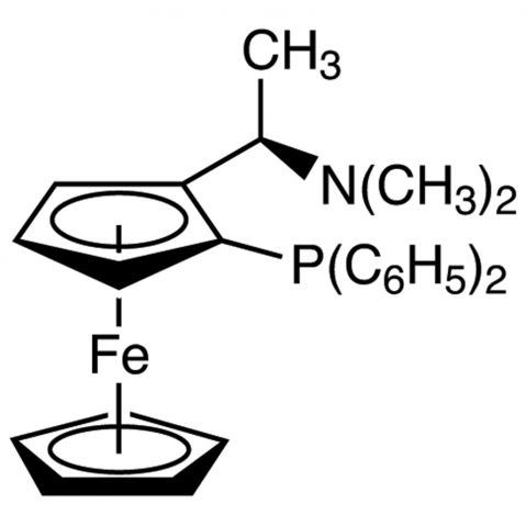 (R)-(-)-N,N-Dimethyl-1-[(S)-2-(diphenylphosphino)ferro  Chemical Structure