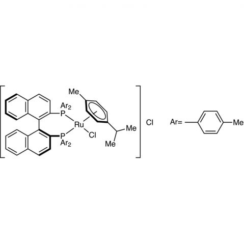 (S)-RuCl[(p-cymene)(T-BINAP)]Cl Chemical Structure