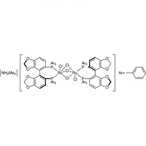 (S)-[(RuCl(SEGPHOS?;))?(μ-Cl)?][NH?Me?] Chemical Structure