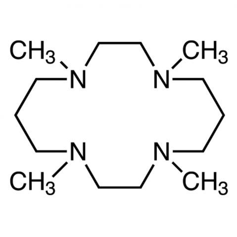 1,4,8,11-Tetramethyl-1,4,8,11-tetraazacyclotetradecane 化学構造