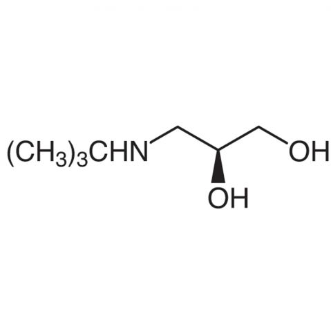 (S)-(-)-3-tert-Butylamino-1,2-propanediol Chemical Structure