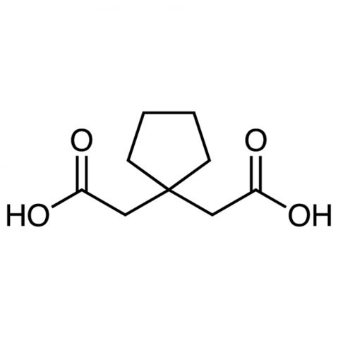 3，3-Tetramethyleneglutaric acid Chemische Struktur