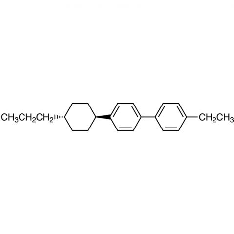 trans-4-Ethyl-4'-(4-n-propylcyclohexyl)biphenyl Chemical Structure