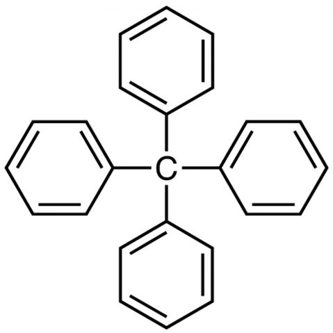 Tetraphenylmethane التركيب الكيميائي