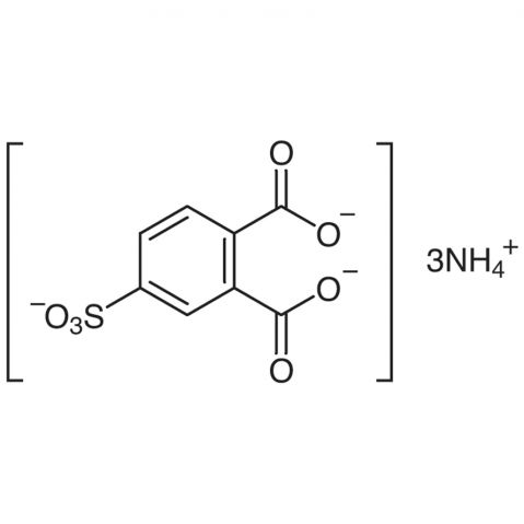 Triammonium 4-Sulfophthalate (contains 3-Sulfophthalate) 化学構造