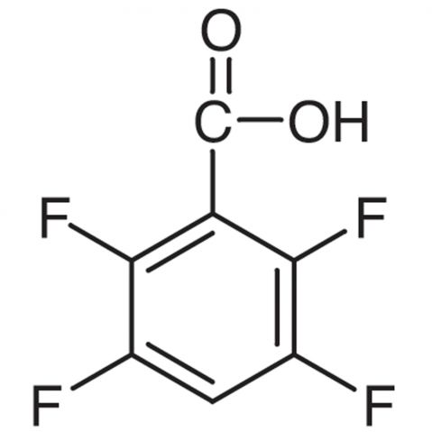 2,3,5,6-Tetrafluorobenzoic Acid Chemical Structure