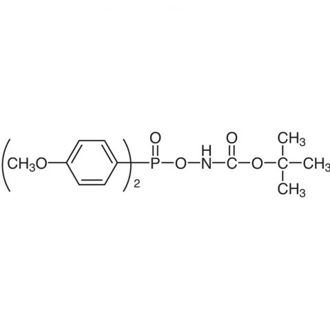 tert-Butyl [Bis(4-methoxyphenyl)phosphinyloxy]carbamate Chemical Structure