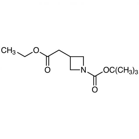tert-butyl 3-(2-ethoxy-2-oxoethyl)azetidine-1-carboxylate Chemical Structure