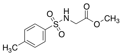 Methyl 2-(4-methylphenylsulfonamido)acetate Chemical Structure