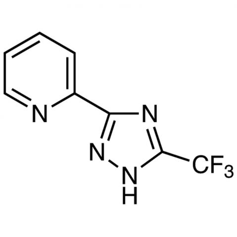 2-[5-(Trifluoromethyl)-1H-1,2,4-triazol-3-yl]pyridine Chemical Structure