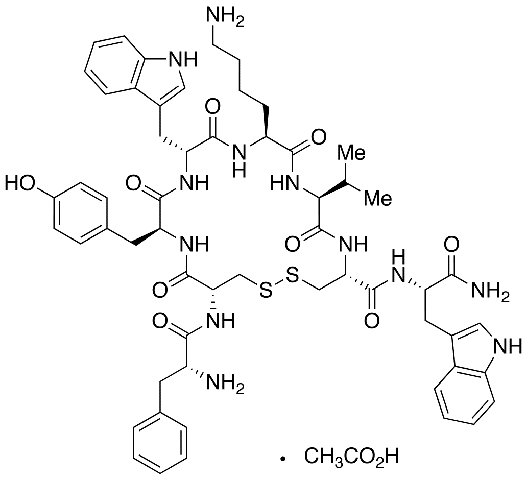 Vapreotide Acetate Chemical Structure
