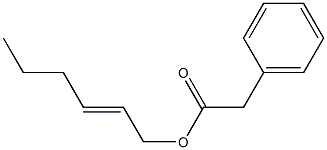 trans-2-Hexen-1-yl Phenylacetate Chemical Structure