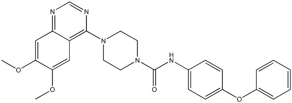 PDGFR Tyrosine Kinase Inhibitor III  Chemical Structure