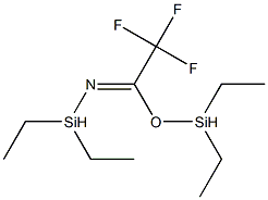 N，O-Bis(diethylhydrogensilyl)trifluoroacetamide Chemical Structure
