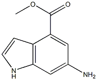 Methyl 6-Amino-4-indolecarboxylate Chemical Structure