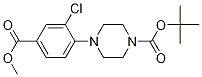 Methyl 4-(4-Boc-1-piperazinyl)-3-chlorobenzoate Chemical Structure
