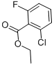 ethyl 2-chloro-6-fluoro-benzoat Chemische Struktur