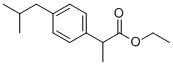 Ethyl 2-(4-isobutylphenyl)propanoate  Chemical Structure